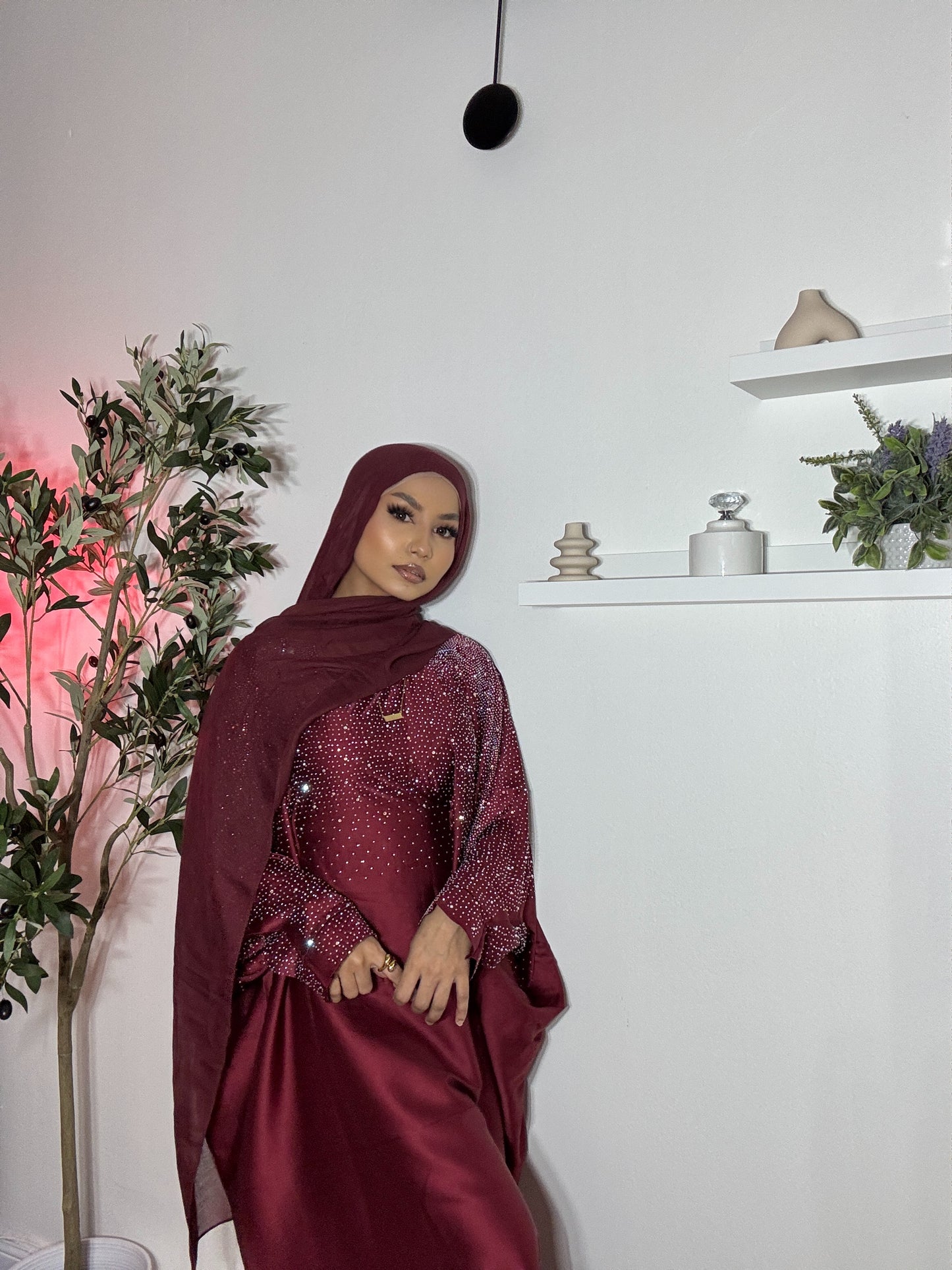 Butterfly abaya
