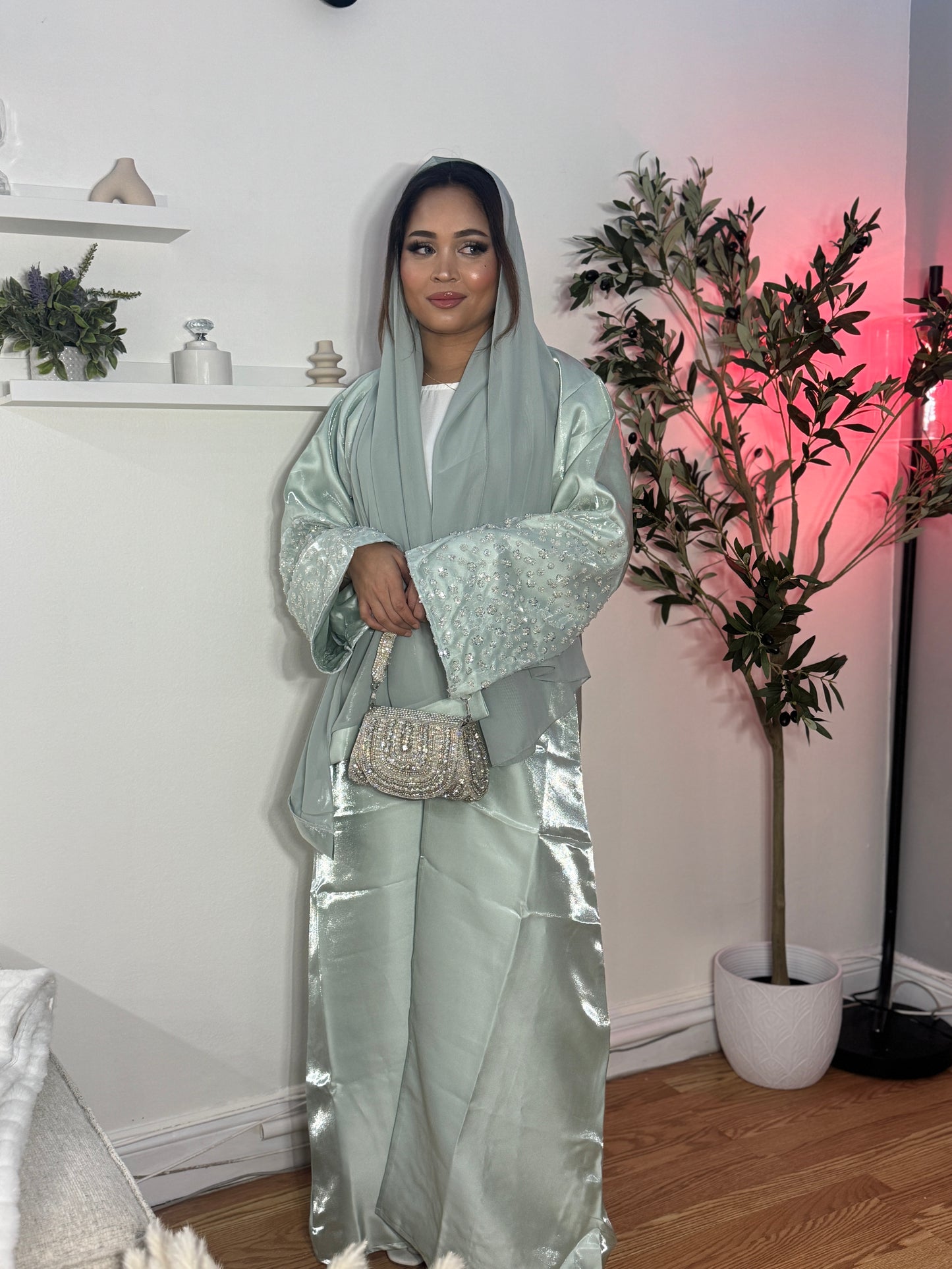 Sidrah in mint green