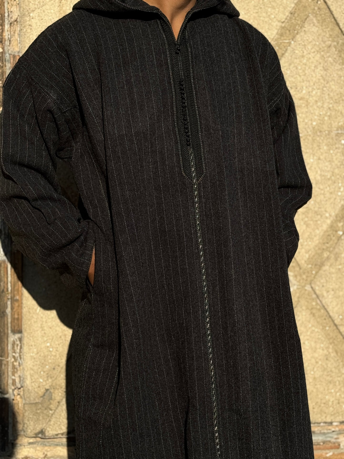 Black Winter Kaftan