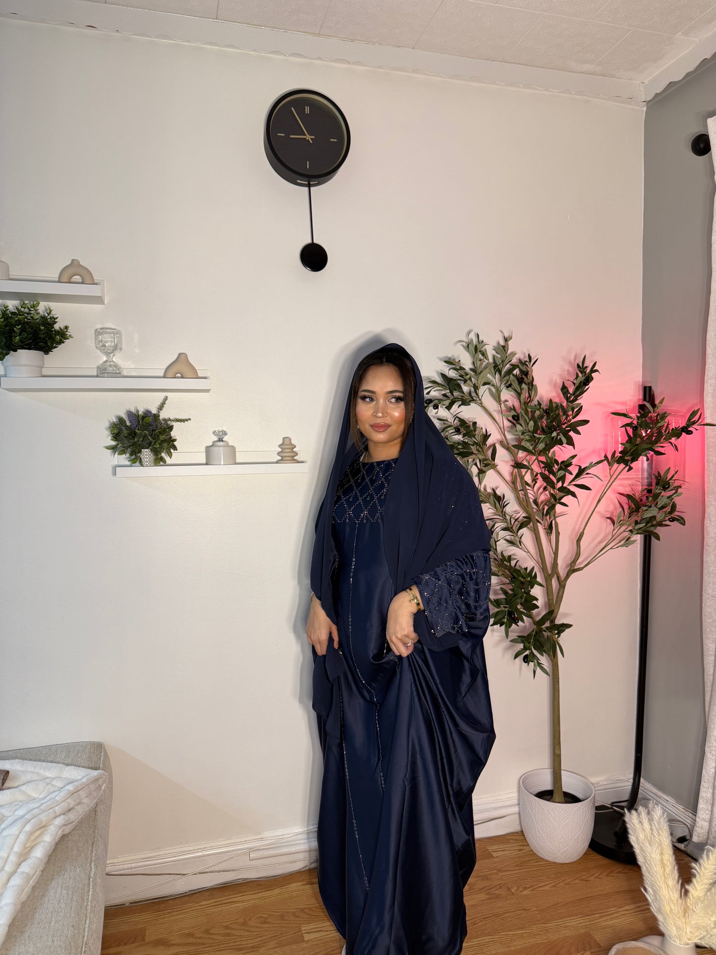 Butterfly abaya