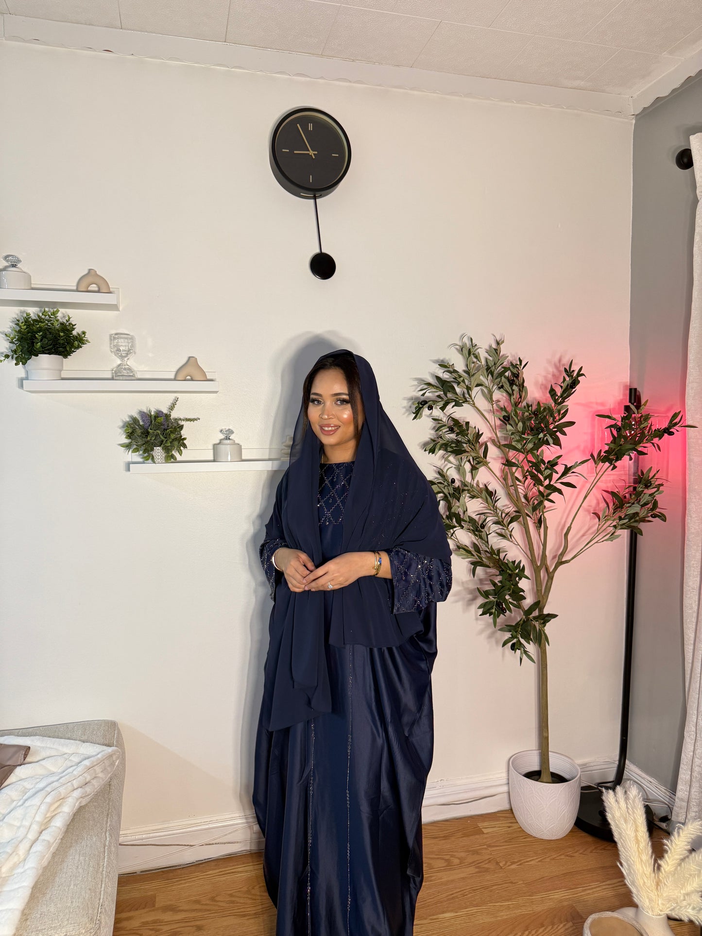 Butterfly abaya