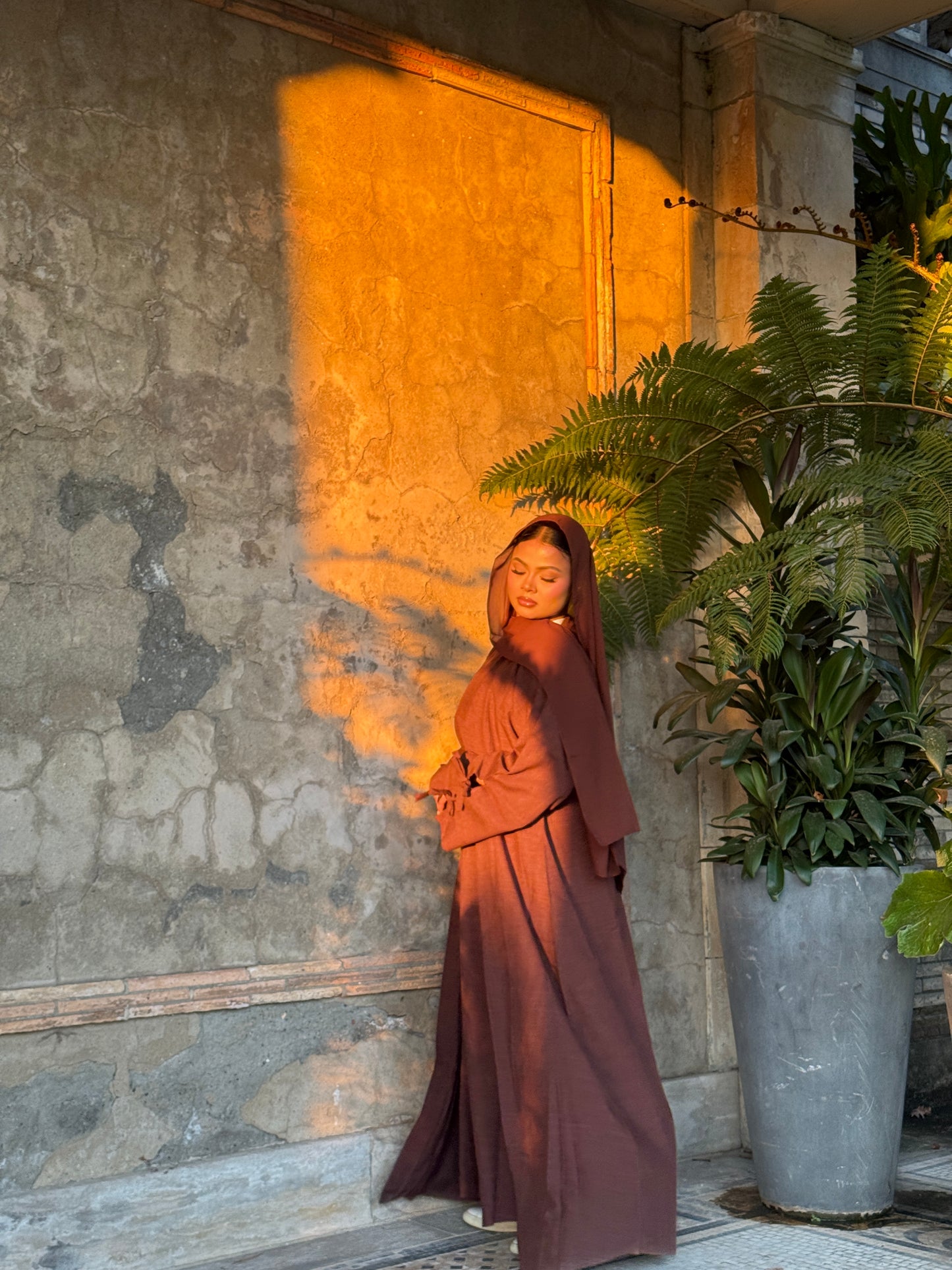 Ribbon abaya