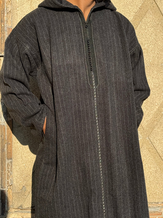 Black Winter Kaftan