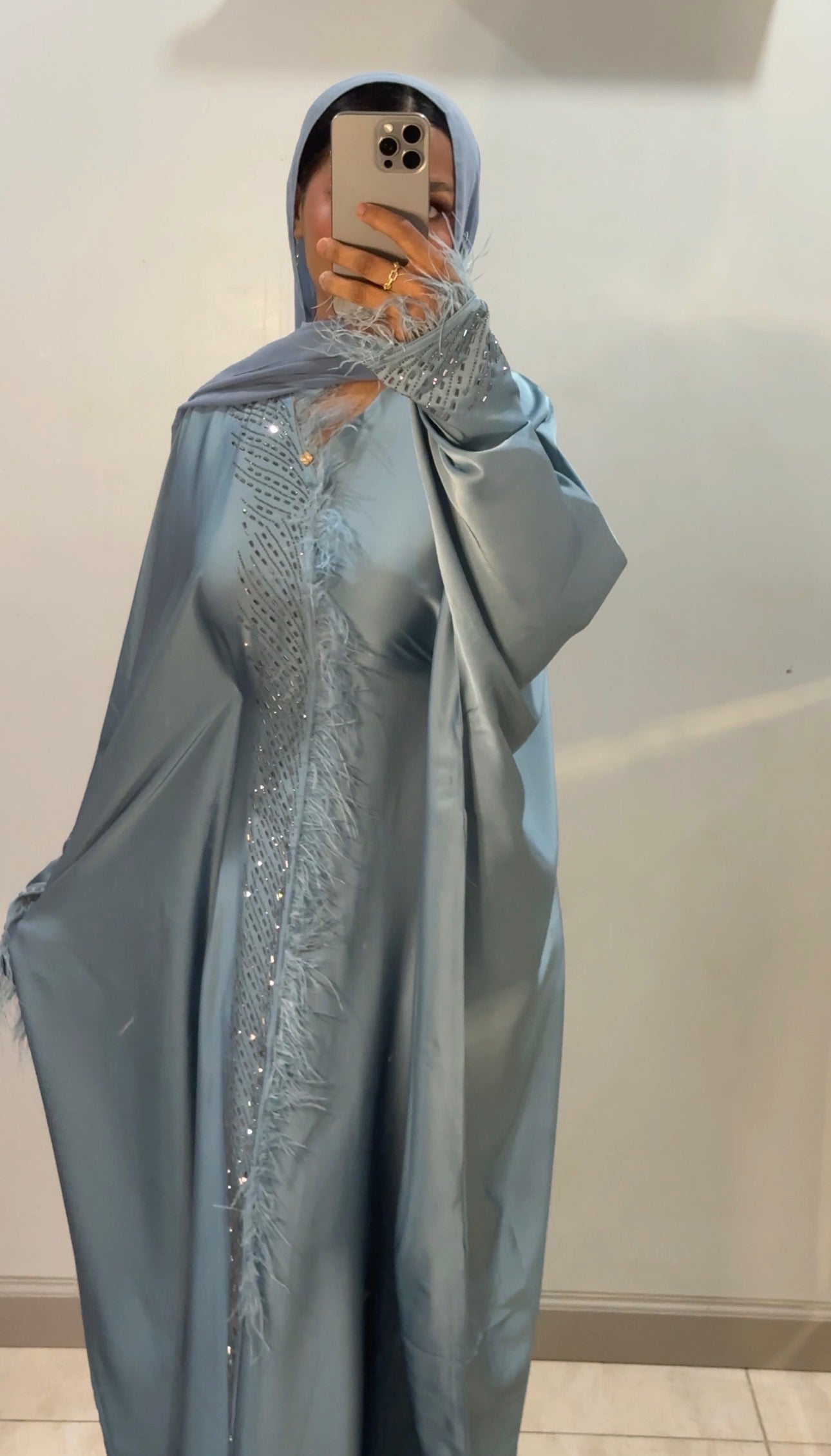 Butterfly abaya