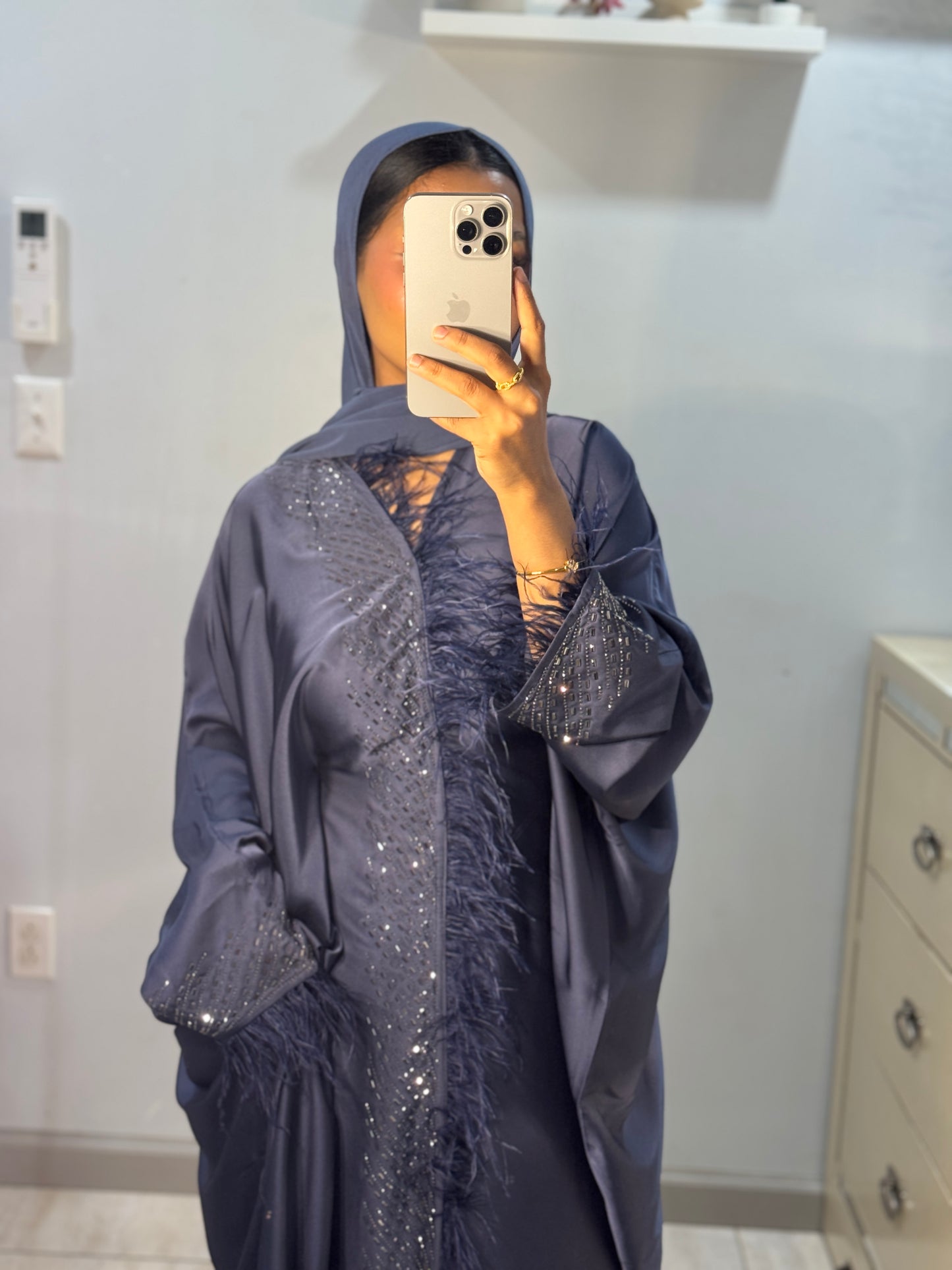 Butterfly abaya