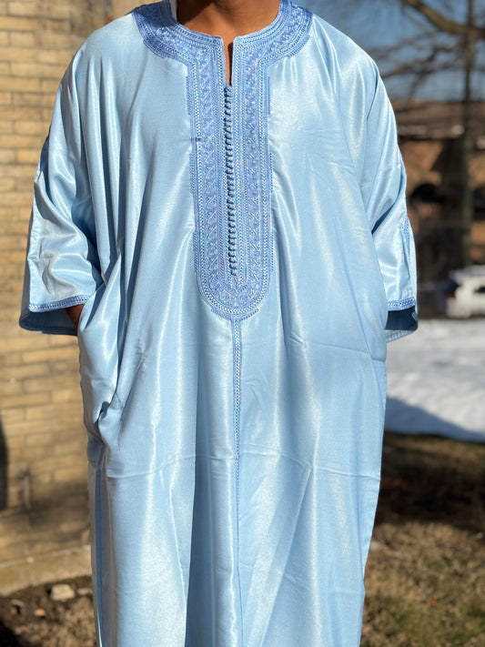 Sky blue kaftan